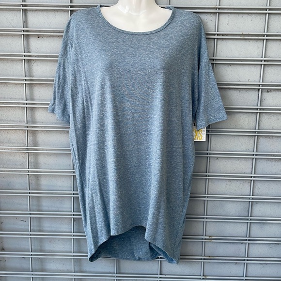 LLR Blue Speckled  Irma Tunic Top-0173 - Picture 3 of 11